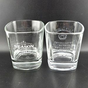 Jack Daniels Lowball Glass It's A Short Season Don't Forget To Enjoy It + other